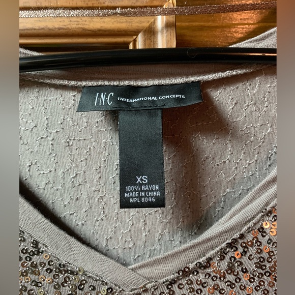 INC 2 piece set size XS taupe color GUC - Picture 4 of 14